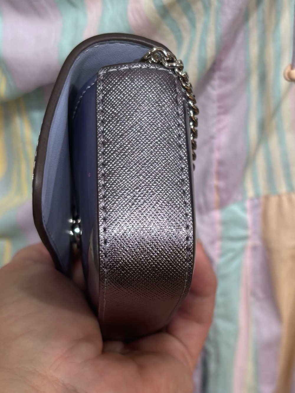 kate spade Iridescent Lavender Mini Crossbody Bag - Picture 6 of 12